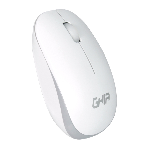 MOUSE INALAMBRICO GM300BG GHIA COLOR BLANCO GRIS ZADA Soluciones